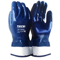 GUANTE PUÑO DE SEGURIDAD AZUL THICK