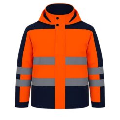 PARKA BICOLOR NARANJA AZUL ACKERLAND