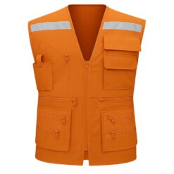 CHALECO GEÓLOGO POPLIN NARANJO ACKERLAND